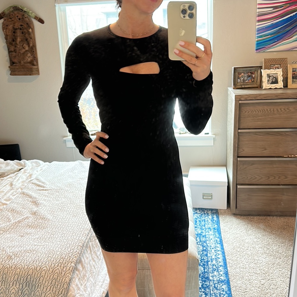 BARBARA BUI | Black Dress (Size XS)